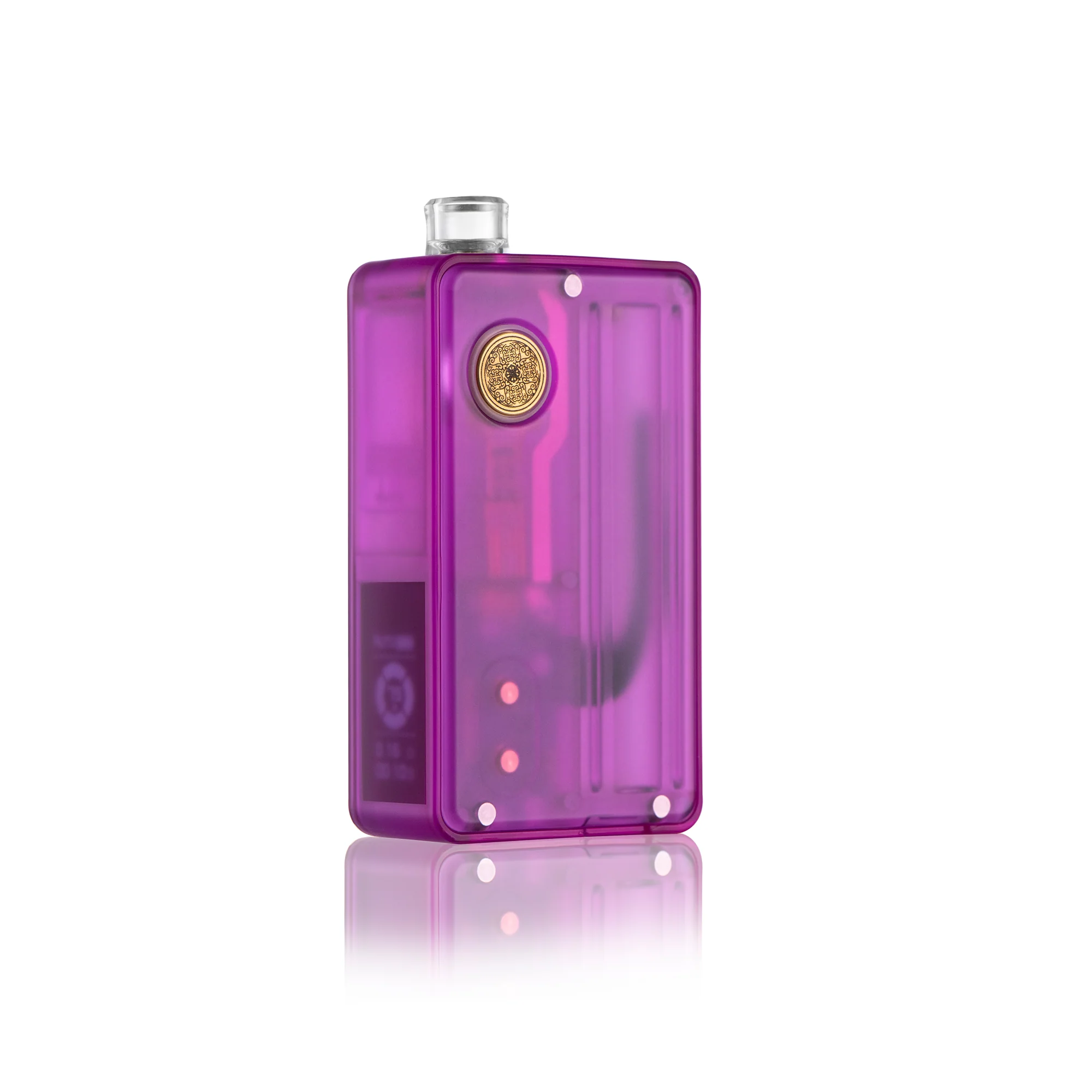 紫色 DOTMOD_AIO_V2_Lite_purple輕量化設計的V2 LITE,擁有2.7ml 煙油倉,兼容 Dotmod 霧化芯從 0.3Ω 到 1.2Ω 都能使用